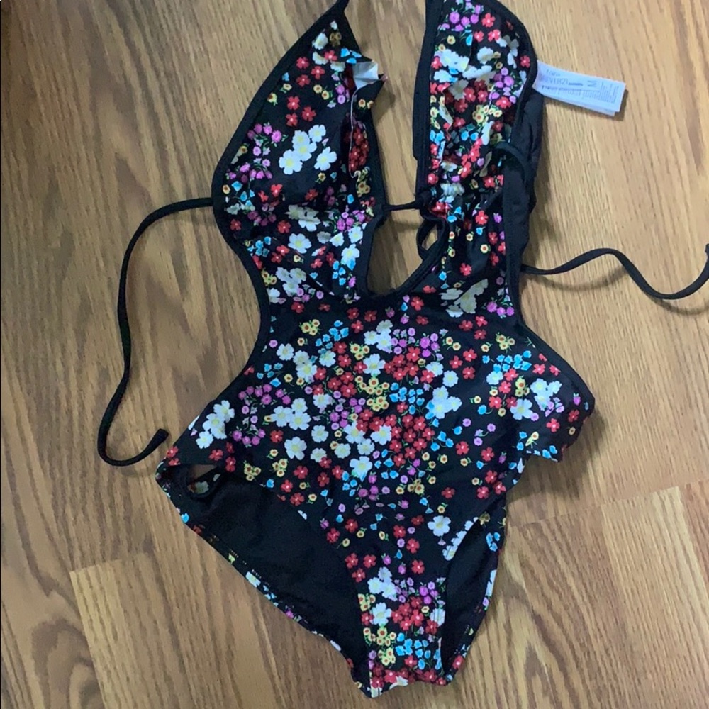 Open backed bathing suit